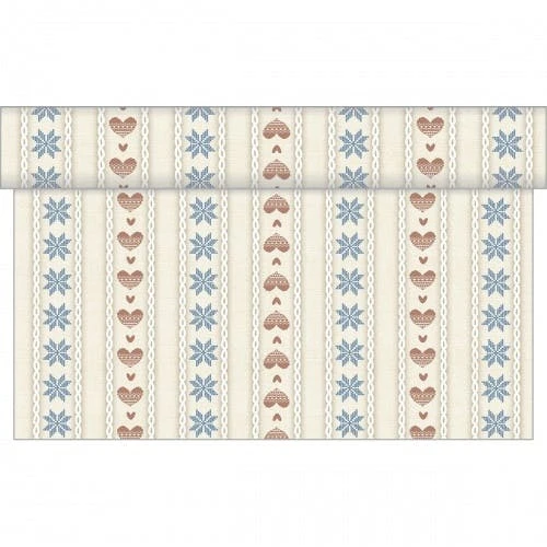 Sovie HOME Tischläufer Trixi In Braun-Blau Aus Linclass® Airlaid 40 Cm X 4,80 M, 1 Stück - Tischtuch Weihnachten 7 Sovie HOME Tischläufer Trixi In Braun-Blau Aus Linclass® Airlaid 40 Cm X 4,80 M, 1 Stück - Tischtuch Weihnachten – Bild 7