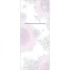 Mank XL Besteckservietten Airlaid Sternenschein In Rose-Silber, 48 X 40 Cm, 75 Stück - Bestecktaschen Weihnachten