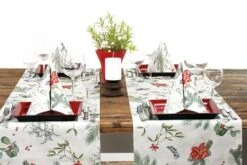 Mank Airlaid Serviette Amaryllis, 40 X 40 Cm, 50 Stück - Weihnachten Xmas