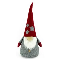 Wichtel RON Dekofigur Graue Biegbare Mütze Schwarze Sterne Weihnachten H: 31cm -Weihnachten Schmücken Geschäft 1a1ba4f7 7b07 4508 aceb d8f8e2aa5ec9 5