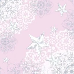 Mank Serviette Tissue Sternenschein In Rose-Silber, 33 X 33 Cm, 100 Stück - Weihnachten Sterne -Weihnachten Schmücken Geschäft 1dccb070 cfb3 464f 86ee 7cb9e8ff2c3b 2
