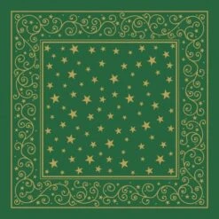 Sovie HORECA Tischdecke Liam In Grün Aus Linclass® Airlaid 80 X 80 Cm, 20 Stück - Weihnachten Ornamente Sterne -Weihnachten Schmücken Geschäft 1e974718 0b61 411e b80e b2da496cc951