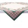 Sovie HOME Tischdecke Amy In Grün-Champagner Aus Linclass® Airlaid 80 X 80 Cm, 1 Stück - Mitteldecke Weihnachten