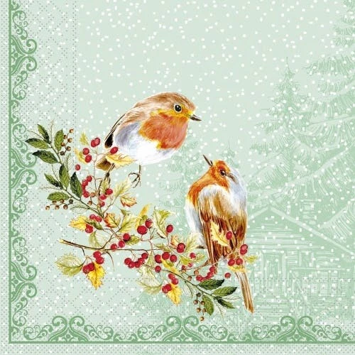 Mank Serviette Tissue Michael In Rot, 33 X 33 Cm, 100 Stück - Weihnachten Xmas Ilex-Zweige 7 Mank Serviette Tissue Michael In Rot, 33 X 33 Cm, 100 Stück - Weihnachten Xmas Ilex-Zweige – Bild 7