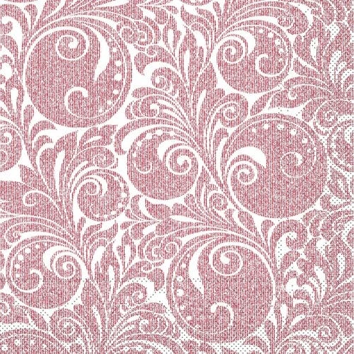 Mank Serviette Tissue Jordan In Bordeaux, 40 X 40 Cm, 100 Stück - Weihnachten Ornamente 1 Mank Serviette Tissue Jordan In Bordeaux, 40 X 40 Cm, 100 Stück - Weihnachten Ornamente