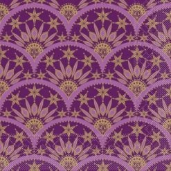Mank Tissue Serviette Saphira In Aubergine, 33 X 33 Cm, 100 Stück - Ornamente Weihnachten