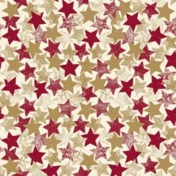 Mank Tischdecke Airlaid Levi In Gold-Bordeaux, 80 X 80 Cm, 20 Stück - Mitteldecke Weihnachten Sterne