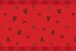 Sovie HOME Tischdecke Tiffany In Rot Aus Linclass® Airlaid 120 X 180 Cm, 1 Stück - Tischtuch Weihnachten