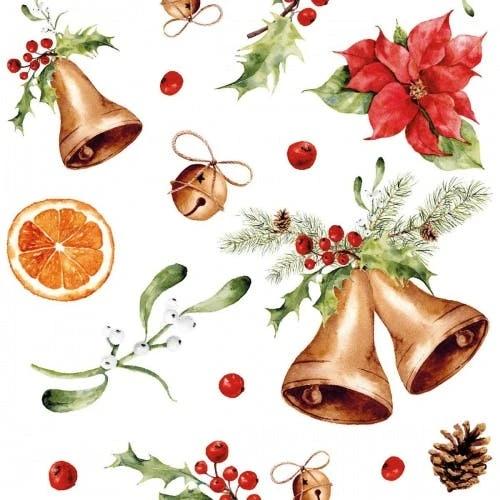 Mank Serviette Tissue Marianne, 33 X 33 Cm, 100 Stück - Weihnachten Ilex Zweige Orange Weihnachtsstern 5 Mank Serviette Tissue Marianne, 33 X 33 Cm, 100 Stück - Weihnachten Ilex Zweige Orange Weihnachtsstern – Bild 5