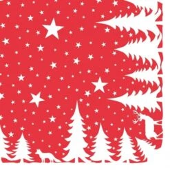 Mank XL Serviette Airlaid Bob In Rot, 48 X 48 Cm, 50 Stück - Weihnachten Rentiere Schneeflocken -Weihnachten Schmücken Geschäft 47fbec81 7951 4dbe 80d6 c699b37b89c8 3