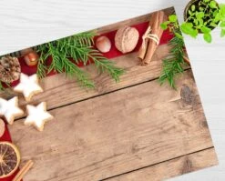 Tischsets | Platzsets - Weihnachten - Zimtsterne Allerlei - 12 Stück Aus Premium Papier - Die Besondere Tischdekoration Für Die Weihnachtszeit -Weihnachten Schmücken Geschäft 48fe0764 31be 41a9 91f9 10f55ba77f80