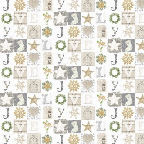 Mank Tischdecke Airlaid Pepe In Beige-Gold, 80 X 80 Cm, 20 Stück - Mitteldecke Weihnachten Ornamente Patchwork 3 Mank Tischdecke Airlaid Pepe In Beige-Gold, 80 X 80 Cm, 20 Stück - Mitteldecke Weihnachten Ornamente Patchwork – Bild 3
