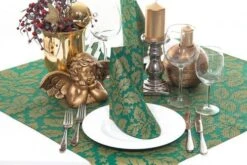 Mank Tischdecke Airlaid Michael In Grün, 80 X 80 Cm, 20 Stück - Mitteldecke Weihnachten Ilex-Zweige -Weihnachten Schmücken Geschäft 4d73c5b8 f82e 47e1 95e5 594439f7a93c