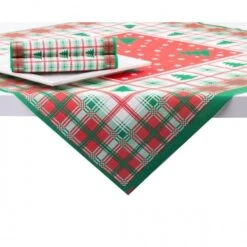 Sovie HORECA Tischdecke Klaus In Rot-Grün Aus Linclass® Airlaid 80 X 80 Cm, 20 Stück - Mitteldecke Weihnachten -Weihnachten Schmücken Geschäft 54749946 b8f9 4d22 95eb bfeb83cfdc75