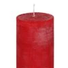 Stumpenkerze Rustic Rot 20 X Ø 8 Cm, Kerze In Premium Qualität, Durchgefärbte Kerze Für Hochzeit, Deko, Weihnachten, Adventskranz