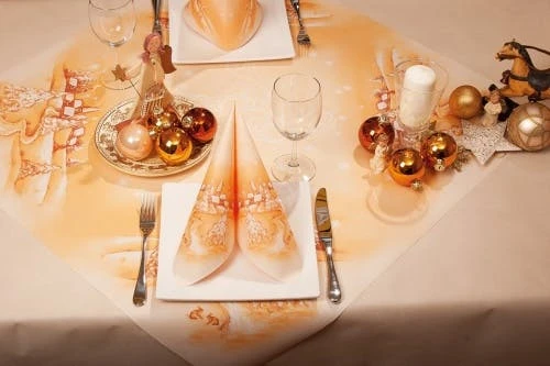 Mank Tischdecke Airlaid Wasserabweisend - Silence, 80 X 80 Cm, 15 Stück - Weihnachten 6 Mank Tischdecke Airlaid Wasserabweisend - Silence, 80 X 80 Cm, 15 Stück - Weihnachten – Bild 6