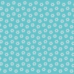 Sovie HOME Tischdecke Snowflakes In Türkis-Blau Aus Linclass® Airlaid 80 X 80 Cm, 1 Stück - Mitteldecke Weihnachten