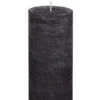 Stumpenkerze Rustic Grau 20 X Ø 8 Cm, Kerze In Premium Qualität, Durchgefärbte Kerze Für Hochzeit, Deko, Weihnachten, Adventskranz