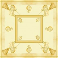 Sovie HOME Tischdecke Tiffany In Creme Aus Linclass® Airlaid 80 X 80 Cm, 1 Stück - Mitteldecke Weihnachten