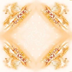 Mank Tischdecke Airlaid Wasserabweisend - Silence, 80 X 80 Cm, 15 Stück - Weihnachten