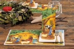 Mank Airlaid Tischset Weihnachtskrippe, 40 X 30cm, 100 Stück - Platzdeckchen Weihnachten -Weihnachten Schmücken Geschäft 8948899e 3dcd 4aa0 b88f c602317a9059