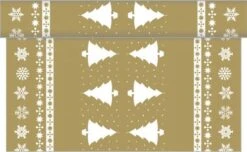 Sovie HOME Tischläufer White Tree In Gold Aus Linclass® Airlaid 40cm X 4,80m, 1 Stück - Tischtuch Weihnachten -Weihnachten Schmücken Geschäft 99b4cd66 d55a 4b92 b98d d8c3634547d7