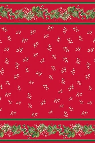 Mank Tischdecke Spanlin Magda, 120 X 220 Cm, 20 Stück - Tischtuch Weihnachten Tischwäsche Ilex-Zweige 2 Mank Tischdecke Spanlin Magda, 120 X 220 Cm, 20 Stück - Tischtuch Weihnachten Tischwäsche Ilex-Zweige – Bild 2