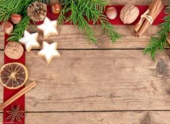 Tischsets | Platzsets - Weihnachten - Zimtsterne Allerlei - 12 Stück Aus Premium Papier - Die Besondere Tischdekoration Für Die Weihnachtszeit