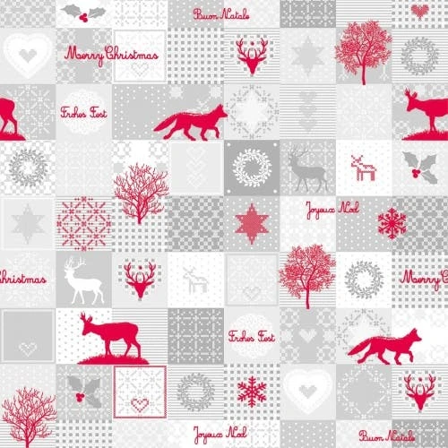 Mank Tischdecke Airlaid Candy, 80 X 80 Cm, 20 Stück - Mitteldecke Weihnachten Patchwork 3 Mank Tischdecke Airlaid Candy, 80 X 80 Cm, 20 Stück - Mitteldecke Weihnachten Patchwork – Bild 3