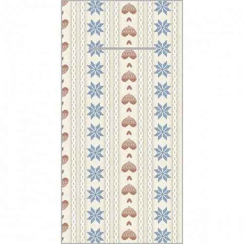 Sovie HOME Besteckserviette Trixi In Braun-Blau Aus Linclass® Airlaid 40 X 40 Cm, 12 Stück - Bestecktasche Weihnachten 1 Sovie HOME Besteckserviette Trixi In Braun-Blau Aus Linclass® Airlaid 40 X 40 Cm, 12 Stück - Bestecktasche Weihnachten