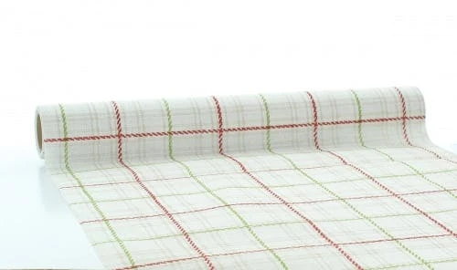 Sovie HOME Tischläufer Lene Aus Linclass® Airlaid 40 Cm X 4,80 M, 1 Stück - Tischtuch Weihnachten Streifen