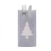 Sovie HOME Besteckserviette White Tree In Silber Aus Linclass® Airlaid 40 X 40 Cm, 12 Stück - Bestecktaschen Weihnachten