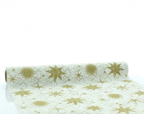 Sovie HOME Tischläufer Flocons In Gold-Silber Aus Linclass® Airlaid 40cm X 4,80m, 1 Stück - Weihnachten 5 Sovie HOME Tischläufer Flocons In Gold-Silber Aus Linclass® Airlaid 40cm X 4,80m, 1 Stück - Weihnachten – Bild 5