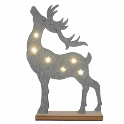 Wichtel RON Dekofigur Filz Graue Biegbare Mütze Schwarze Sterne Weihnachten 81cm -Weihnachten Schmücken Geschäft b8d37eac 85c8 44de 926f 8ada4f9e32dc 2