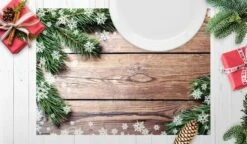 Tischsets | Platzsets – Weihnachten - Tannenzweige Aufsichtig - 12 Stück Aus Premium Papier - Die Besondere Tischdekoration Für Die Weihnachtszeit -Weihnachten Schmücken Geschäft c765ab21 8e2e 449e 8fa5 5195d94ca568