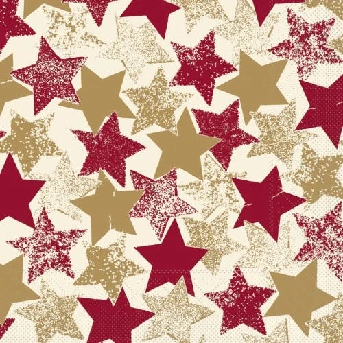 Mank Serviette Airlaid Levi In Gold-Bordeaux, 33 X 33 Cm, 100 Stück - Weihnachten Sterne 1 Mank Serviette Airlaid Levi In Gold-Bordeaux, 33 X 33 Cm, 100 Stück - Weihnachten Sterne