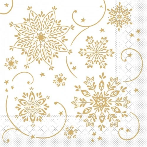 Mank Serviette Tissue Cristal In Schwarz-Gold, 33 X 33 Cm, 100 Stück - Weihnachten 4 Mank Serviette Tissue Cristal In Schwarz-Gold, 33 X 33 Cm, 100 Stück - Weihnachten – Bild 4