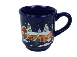 Glühwein Becher Tasse Keramiktasse Weihnachten Glühweinbecher Aus Keramik 0,2 L Design 3