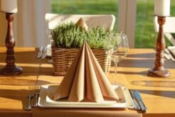 Mank Serviette Airlaid Natural X-Mas In Naturbraun, 40 X 40 Cm, 50 Stück - Stoffähnlich Weihnachten -Weihnachten Schmücken Geschäft e85bf52f 6521 4b86 aea6 98243af3fa7c