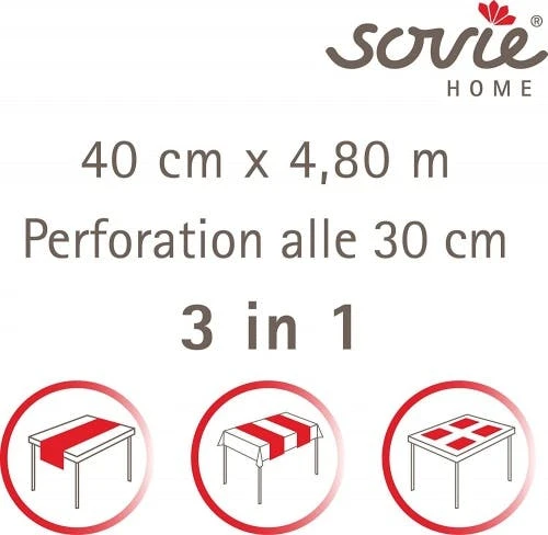 Sovie HOME Tischläufer Joy In Grün Aus Linclass® Airlaid 40cm X 4,80m, 1 Stück - Tischtuch Weihnachten 6 Sovie HOME Tischläufer Joy In Grün Aus Linclass® Airlaid 40cm X 4,80m, 1 Stück - Tischtuch Weihnachten – Bild 6