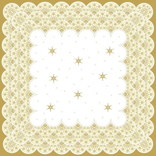 Mank Tischdecke Airlaid Pepe In Beige-Gold, 80 X 80 Cm, 20 Stück - Mitteldecke Weihnachten Ornamente Patchwork 5 Mank Tischdecke Airlaid Pepe In Beige-Gold, 80 X 80 Cm, 20 Stück - Mitteldecke Weihnachten Ornamente Patchwork – Bild 5