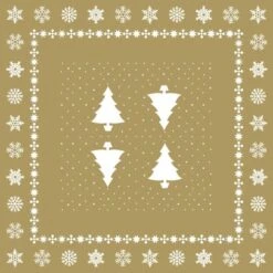 Sovie HOME Tischdecke White Tree In Gold Aus Linclass® Airlaid 80 X 80 Cm, 1 Stück - Mitteldecke Weihnachten -Weihnachten Schmücken Geschäft fda8f3aa dc76 4f2a ab89 946db6c88edc